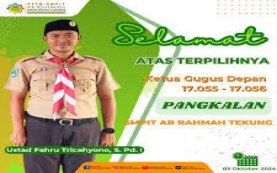 Estafet Kepemimpinan: Ustad Fahru Tricahyono Resmi Terpilih Sebagai Ketua Gugus Depan Pramuka